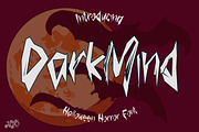 Dark Mind - Halloween Horror Font, a Font by NTC Graphic (Thumbnail 1 of 9)