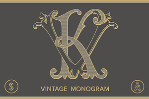 KV Monogram VK Monogram