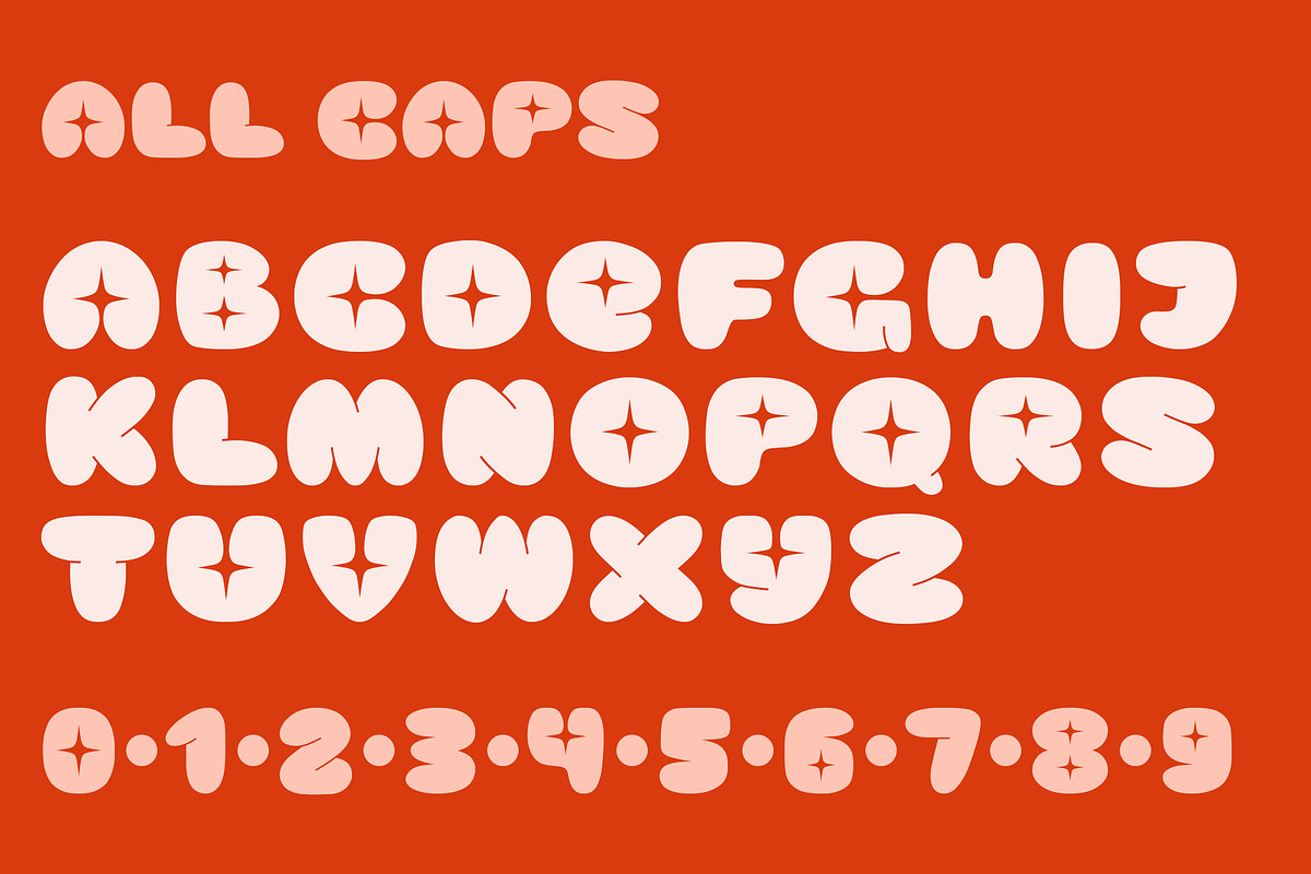 KiraKira - Playful Sparkly Typeface, a Sans Serif Font by Dina Mae (Photo 13 of 14)