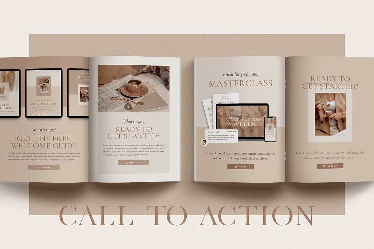 Elegant Workbook Template CANVA, a Magazine Template by Studio Loire (Photo 19 of 28)