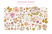 Magic garden flower patterns, a Pattern Graphic by rosypatterns (Thumbnail 6 of 10)
