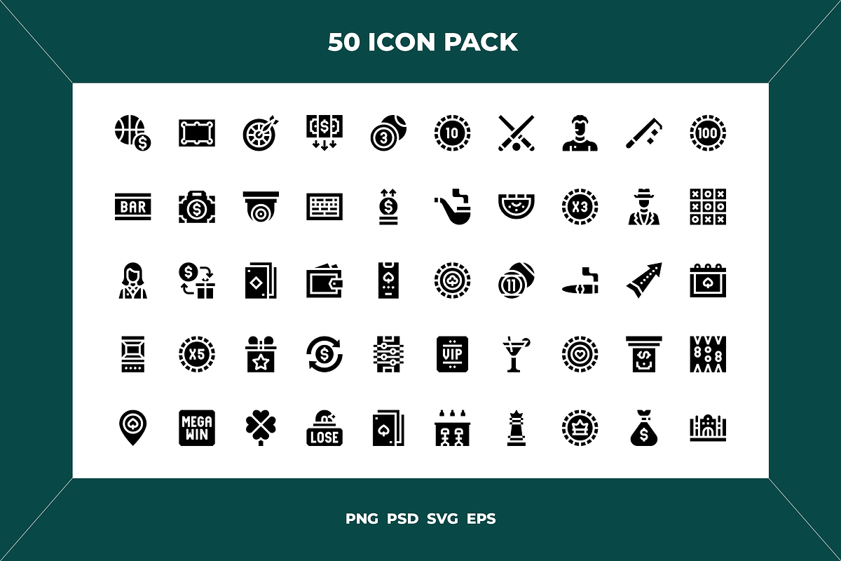 Casino icons, an Icon by Wencory (Photo 1 of 2)