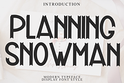 Planning Snowman, a Serif Font by InermediaSTUDIO (Thumbnail 1 of 8)