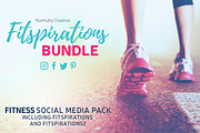 Fitspirations Social Media Bundle, a Social Media Template by Numszky Creative (Thumbnail 1 of 12)