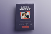 Simple Art Deco Funeral Program, an Invitation Template by Creatiya Type (Thumbnail 6 of 6)
