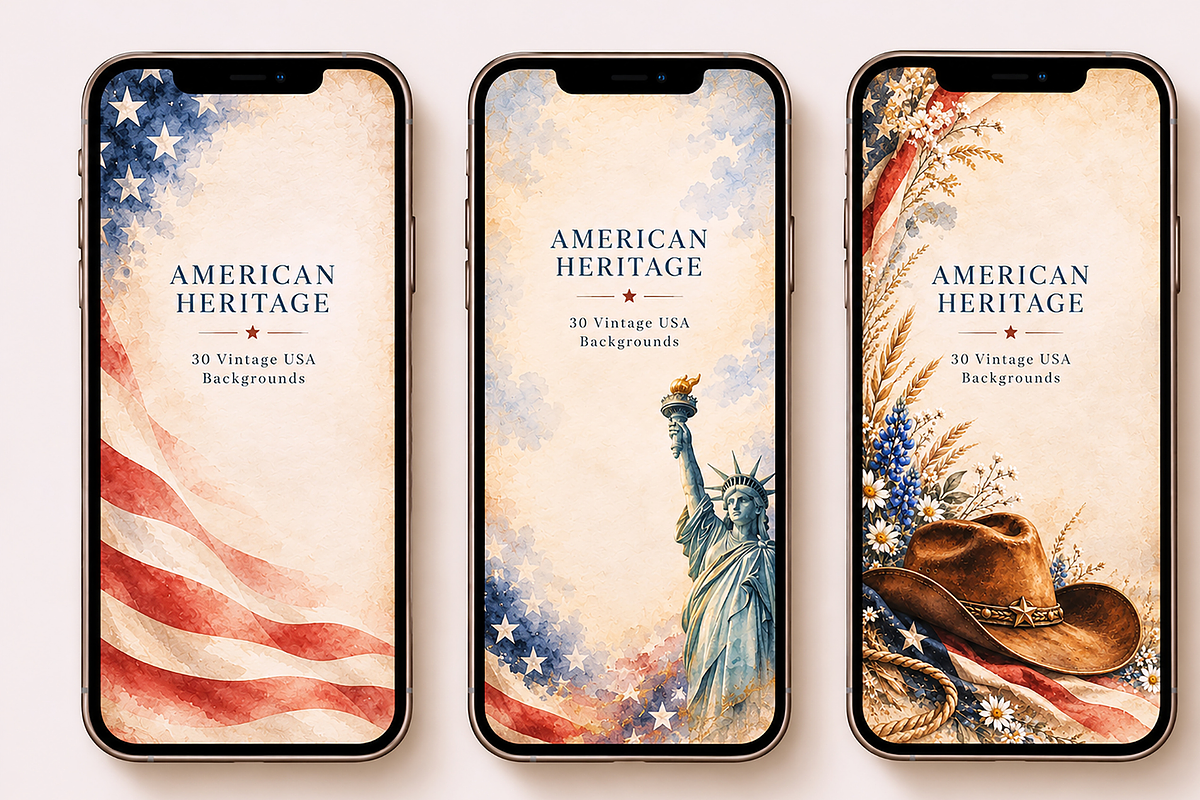 American Heritage – USA Backgrounds, a Background Graphic by MarisoArt (Photo 5 of 6)
