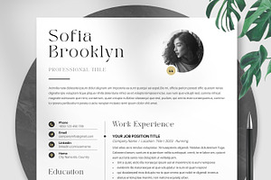 Resume Template, ATS Resume, Canva, a Resume Template by Niofix