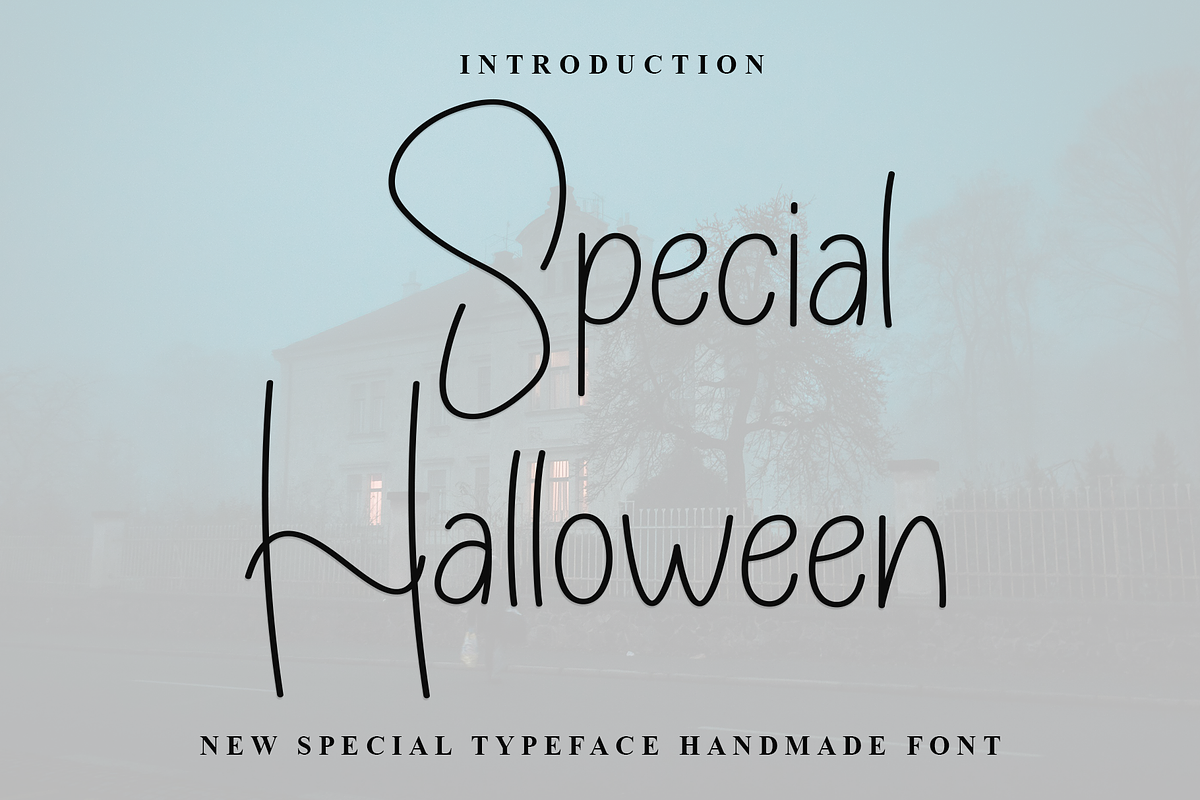 Special Halloween, a Handwritten Font by FreshTypeINK (Photo 1 of 8)
