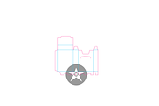 Cigarette Tuck Lock Box, a Stationery Template by Dieline (Thumbnail 2 of 2)