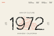 Chemian Stamp, a Sans Serif Font by Craft Supply Co. (Thumbnail 5 of 8)