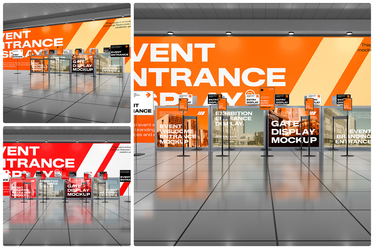 Event Entrance Display Mockup, an Advertising Mockup by Unerispace (Photo 1 of 5)