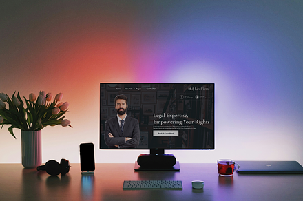 Lawfirm Webpage, a Landing Page Template by Premium Designs