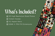 25 African Heritage Backgrounds, a Texture Illustration by Incomelion (Thumbnail 5 of 11)