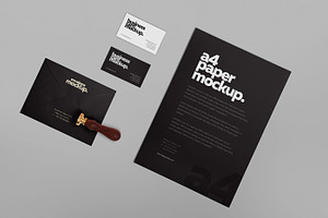 6 Stationery Design Mockups