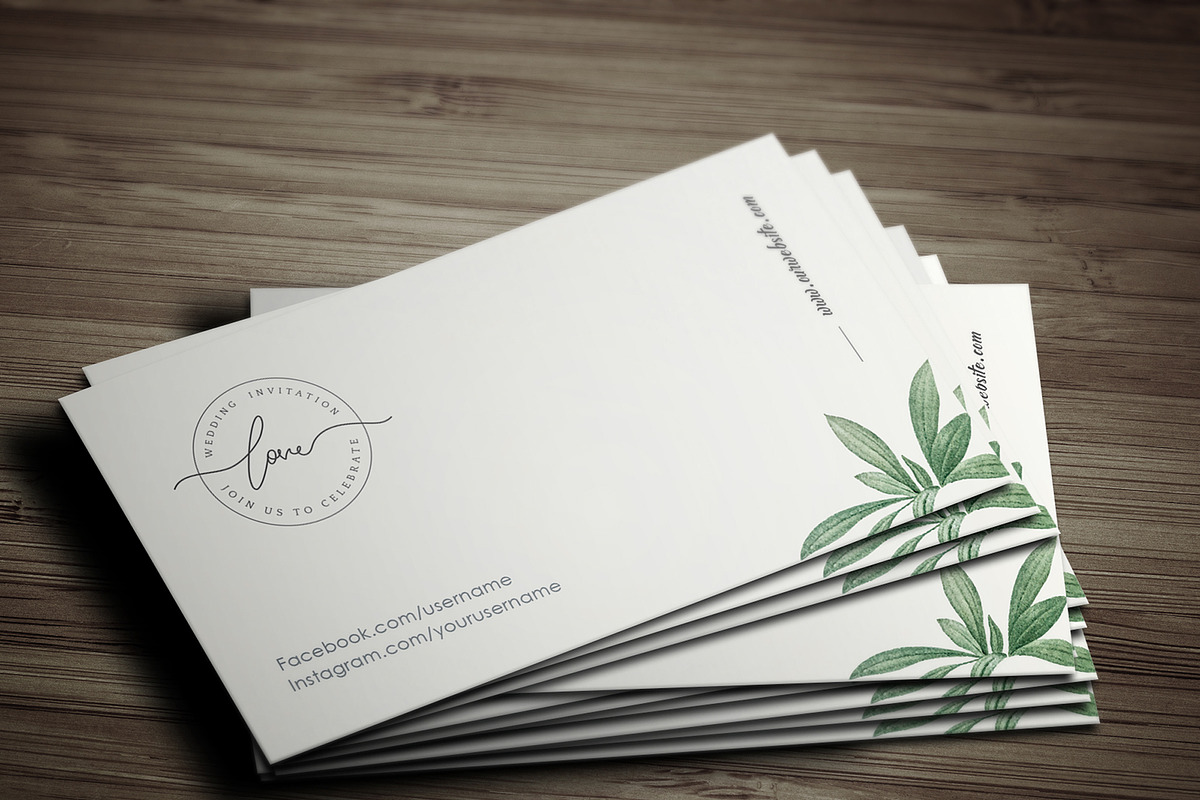 Wedding Photography Business Card, a Business Card Template by TelaTemplates (Photo 8 of 8)