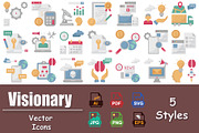 Visionary Vector Icon Pack, a Solid Icon by Vector Portal (Thumbnail 1 of 5)