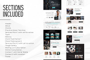 Law Firm Canva Website Template, a Landing Page Template by Kromatic Design Studio (Thumbnail 2 of 8)