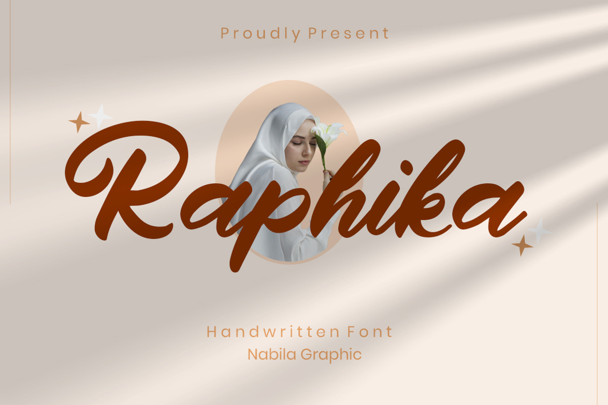 Raphika Handwriting Script, a Script Font by MC Creative (Photo 1 of 12)