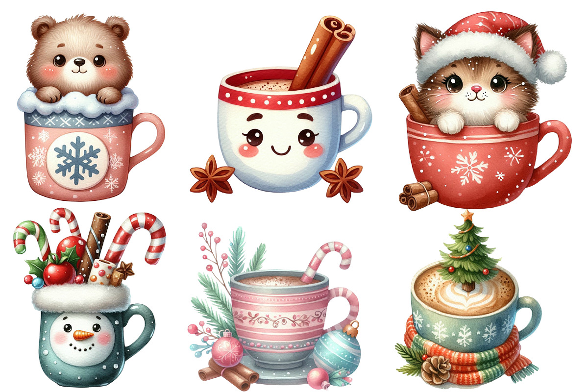 Cute Christmas Coffee Sublimation, an Illustration by Designworld (Photo 4 of 5)