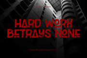 The Tiresome Bold Sans Serif Brush, a Blackletter Font by CreateBigSupply (Thumbnail 3 of 7)