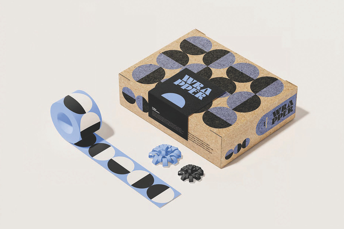 Wrapping Brand Design Mockup, a Packaging Mockup by skybluecreative (Photo 2 of 3)