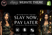 Shopify Theme for Hair stylist, a Shopify Template by Foedesigner (Thumbnail 2 of 8)