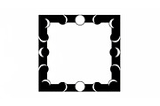Moon Phases Silhouette Clipart, a Graphic by hafijul (Thumbnail 12 of 13)