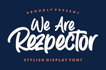 Rezpector - Stylish Display Font