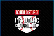Baseball Do Not Disturb Doing SVG, a Graphic by Creativeusart (Thumbnail 2 of 4)