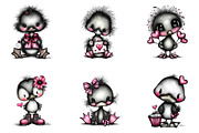 Cute baby duck valentine clip-art, an Illustration by CreationArt (Thumbnail 2 of 5)