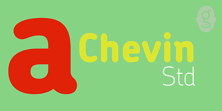Chevin Std, a Sans Serif Font by G-Type