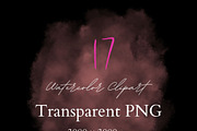 Pastel Watercolor Splashes Clipart, an Object Graphic by Meher Sadiah (Thumbnail 3 of 4)