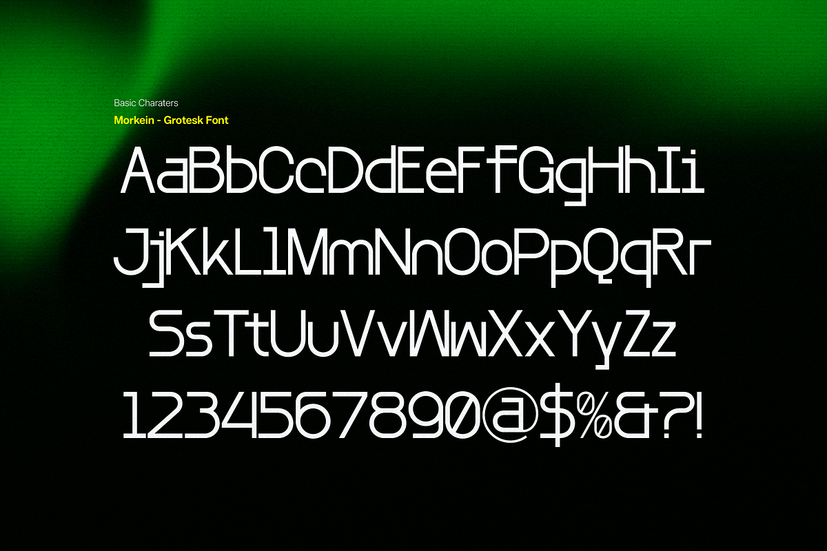 Morkein | Geometric Font, a Sans Serif Font by gracetype_studio (Photo 8 of 10)