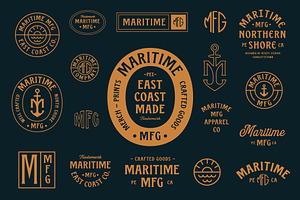 Maritime MFG - A Spur Serif Typeface