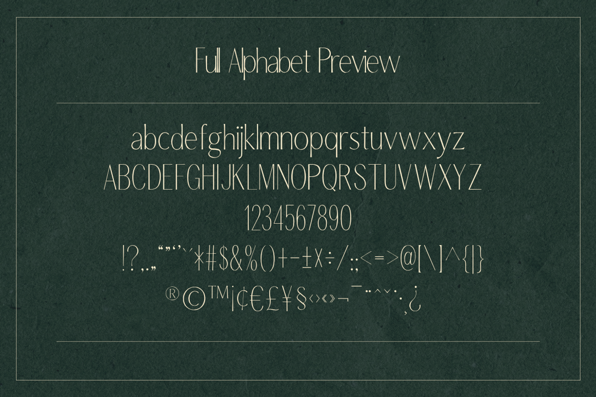 Lignée – High Fashion Sans Serif, a Sans Serif Font by Creacy Studio (Photo 3 of 9)