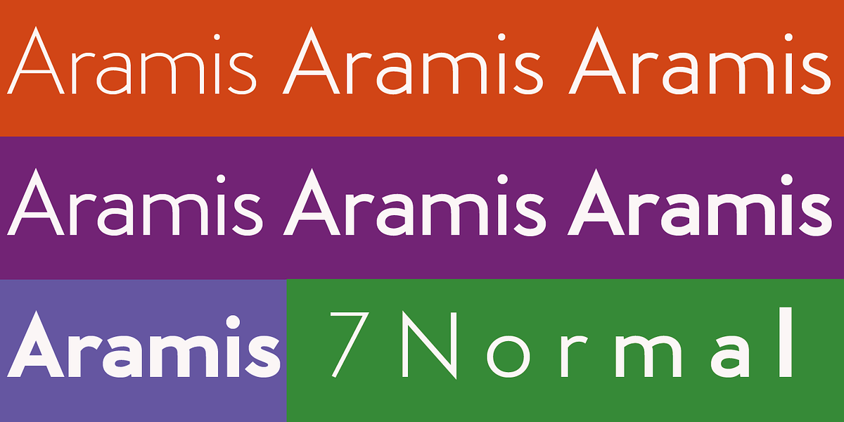 Aramis, a Sans Serif Font by Wiescher-Design (Photo 5 of 6)