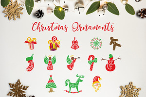 THE CHRISTMAS ORNAMENTS