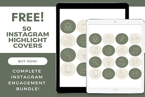 Green Instagram Puzzle Template