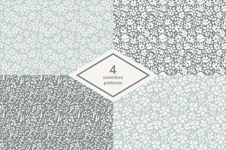 Seamless patterns set, a Pattern Graphic by elyomys