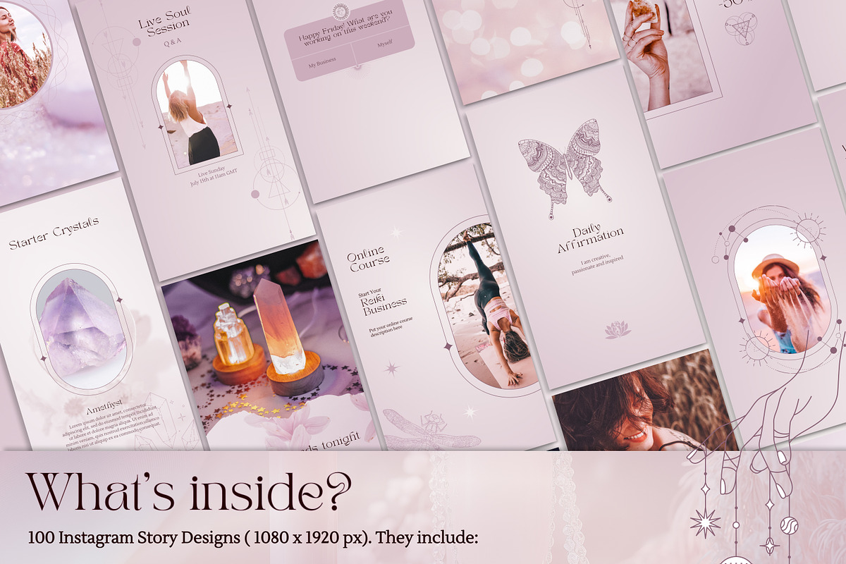 Purple Spiritual Instagram Stories, a Social Media Template by Under My Cozy Roof (Photo 3 of 11)
