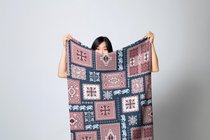 Ethnic Moroccan Patchwork Pattern