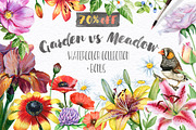 70% OFF! Floral set. Over 115 PNG, a Texture Illustration by Eva Katerina (Thumbnail 1 of 8)