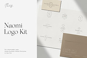 Naomi Minimal Logo Kit Ai,Eps,Psd, a Branding & Logo Template by Feel This (Thumbnail 1 of 13)