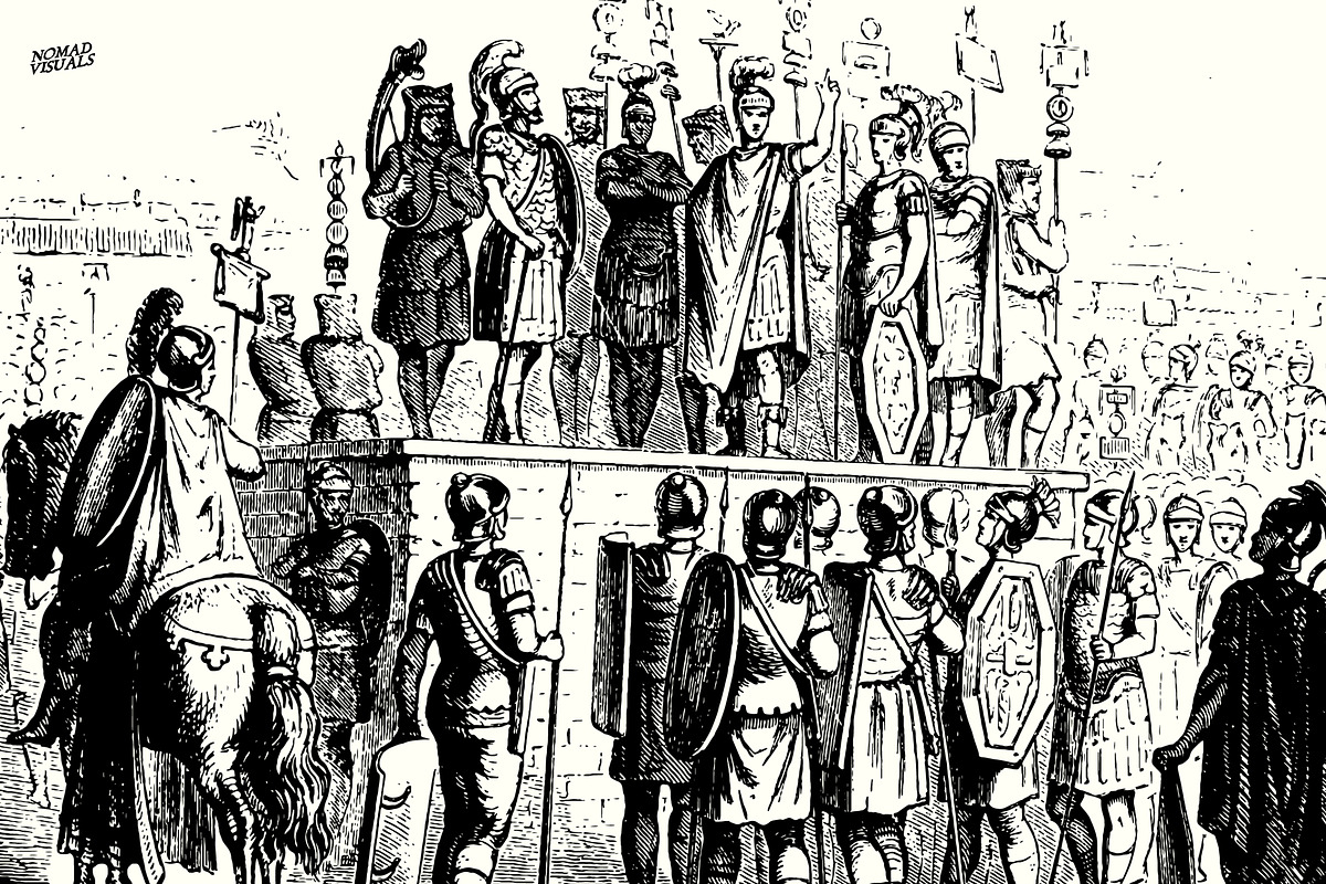 Ancient Rome Illustrated - Part One, an Illustration by Nomad Visuals (Photo 8 of 13)