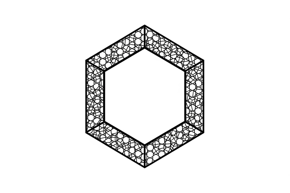 Polygon Frame & Label Bundle, an Illustration by Creativeshirt (Photo 43 of 51)