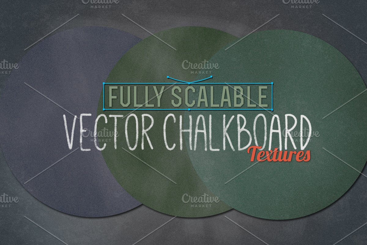 Vector Chalkboard Textures preview 4