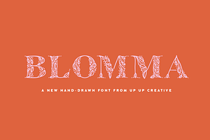 Blomma Hand-Drawn Display Font