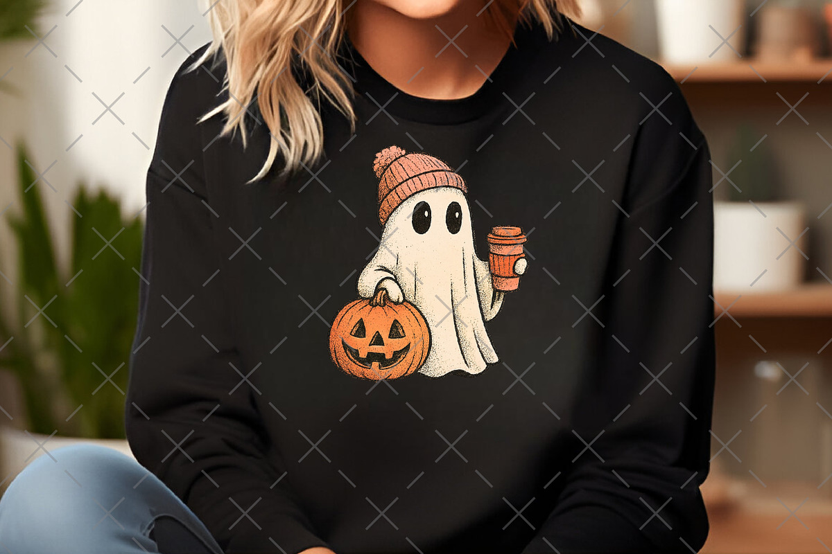 Halloween girl ghost Png, an Illustration by Craft Nest (Photo 3 of 6)