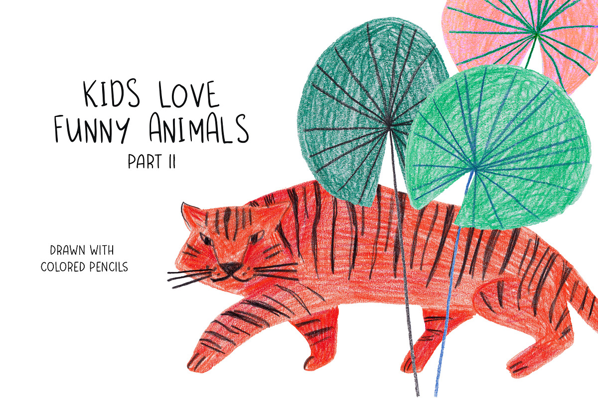 Kids Love Funny Animals. Part 2., an Animal Illustration by Annakniaz (Photo 1 of 12)