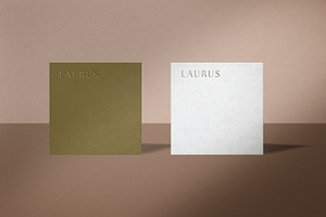 Laurus - Square Cards Mockups